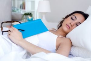 Woman Asleep With Book